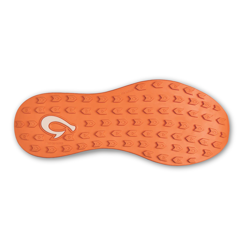 Olukai Men's Kapalua Golf Shoes Pale Moss/ Molten Orange