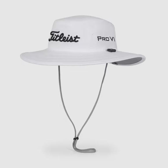 Titleist Tour Aussie Bucket Hat- White/Black