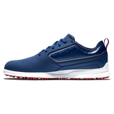 FootJoy Men's Superlites XP Golf Shoes- Navy/White/Red