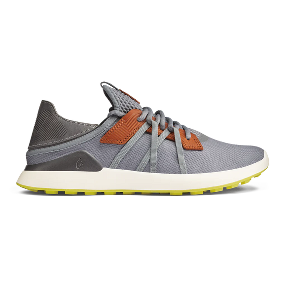 Olukai Men's Kapalua Golf Shoes- Poi/Charcoal