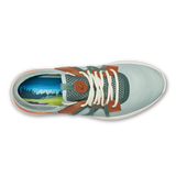 Olukai Men's Kapalua Golf Shoes- Pale Moss/ Molten Orange