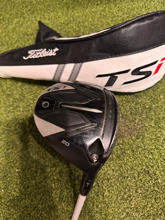 Titleist TSi1 20* Fairway Wood, Ascent 40 Regualr Flex, RH