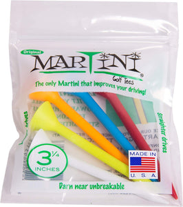 Martini Golf Tee 3 1/4"- Assorted Colors