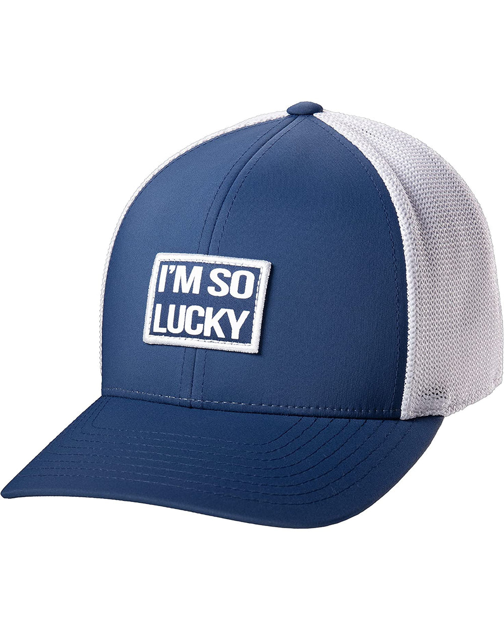 Black Clover Clover Too Much Luck 2 Adjustable Hat- Navy/White
