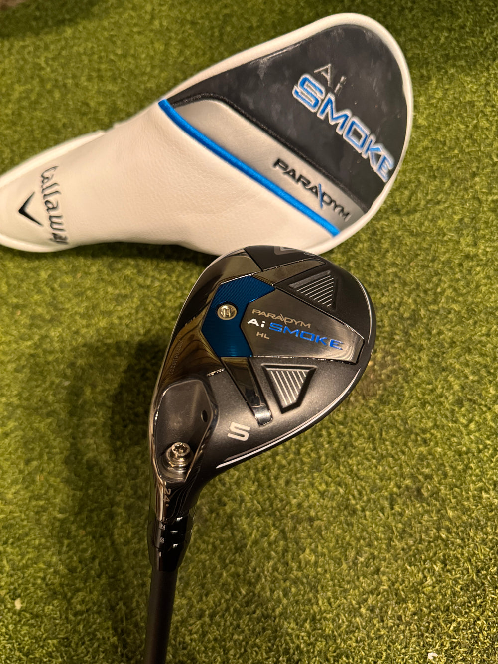 Callaway Ai Smoke HL 5 24* Hybrid, Cypher Senior Flex, LH