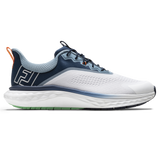 FootJoy Men's Quantum Golf Shoe- White/Navy/Green