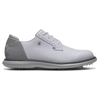 FootJoy Men's Traditions Blucher Golf Shoe- White/Grey/Black