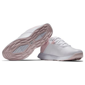 FootJoy 2024 Women's ProLite Golf Shoe- White/Pink