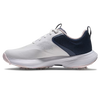FootJoy Women's Qualifier Golf Shoes- White/Navy/Pink