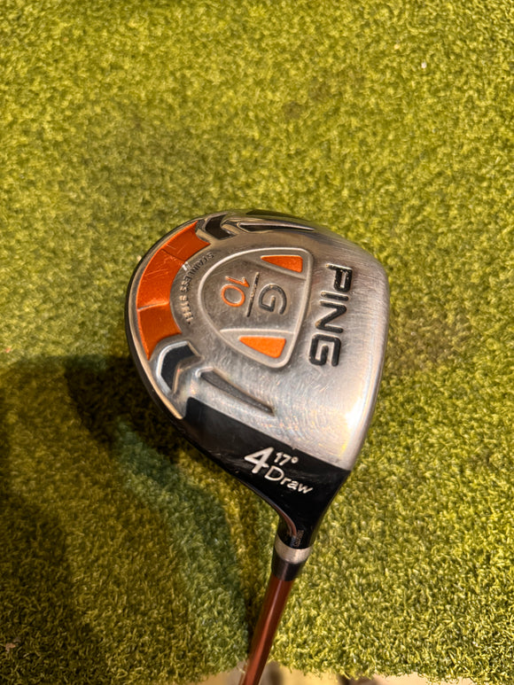 Ping G10 417* Draw Fairway Wood, TFC 129 F Regular Flex, RH