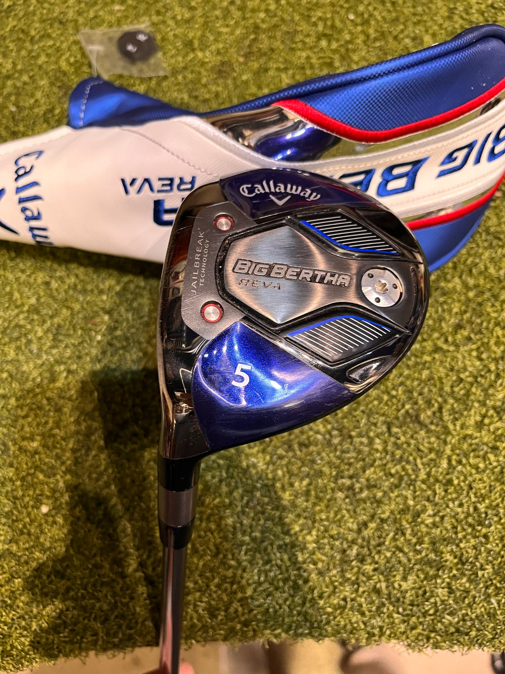 Callaway Big Bertha Reva 5 19* Fairway Wood, RCH Ladies Flex, LH