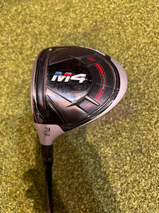 TaylorMade M4 3 15* Fairway Wood, Atmos Stiff Flex, LH