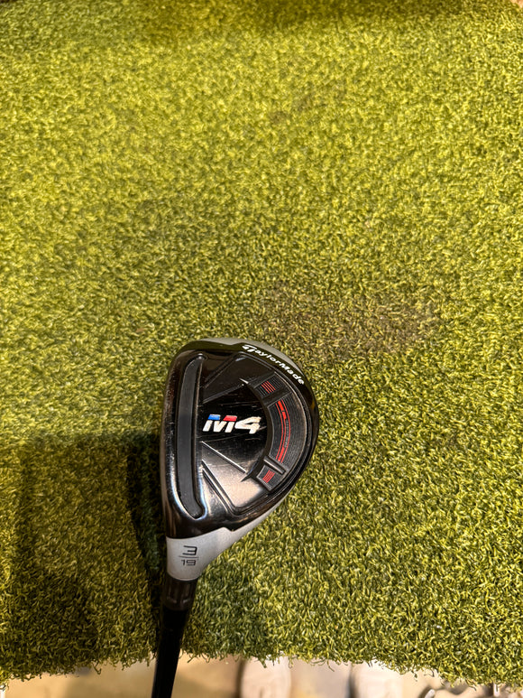TaylorMade M4 3 19* Hybrid, Tensei Stiff Flex, LH