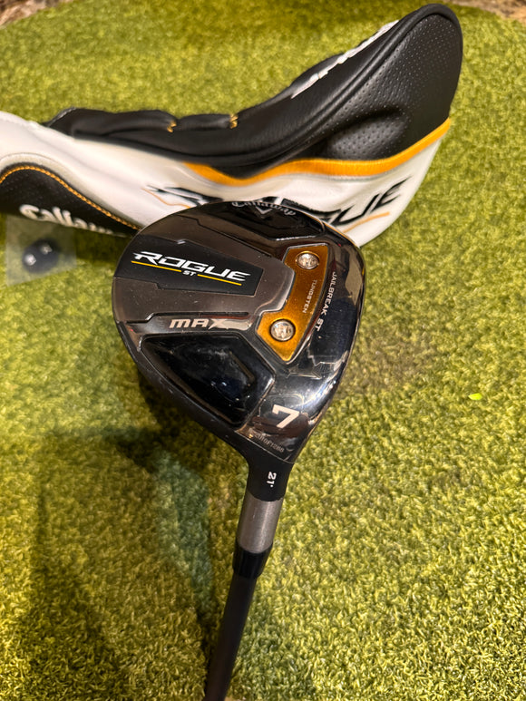 Callaway Rogue ST Max 7 21* Fairway Wood, Cypher Ladies Flex, RH