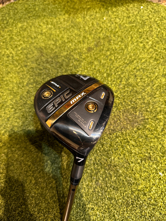 Callaway Epic Max Star 7 21* Fairway Wood, ATTA Senior Flex, RH