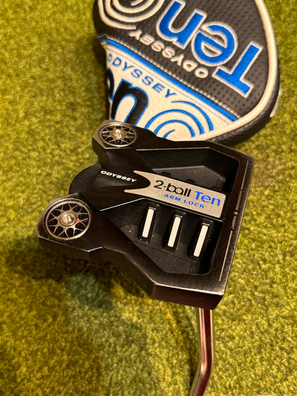 Odyssey 2 Ball Ten Arm Lock Putter, 39" RH