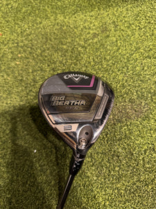 Callaway Big Bertha Reva 23' 3 18* Fairway Wood, RCH 40 Ladies Flex, RH
