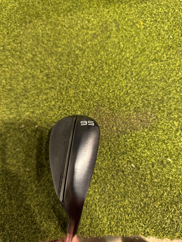 Cleveland RTX 6 Black Satin 56.10* Wedge, Dynamic Gold Spinner Wedge Flex, RH