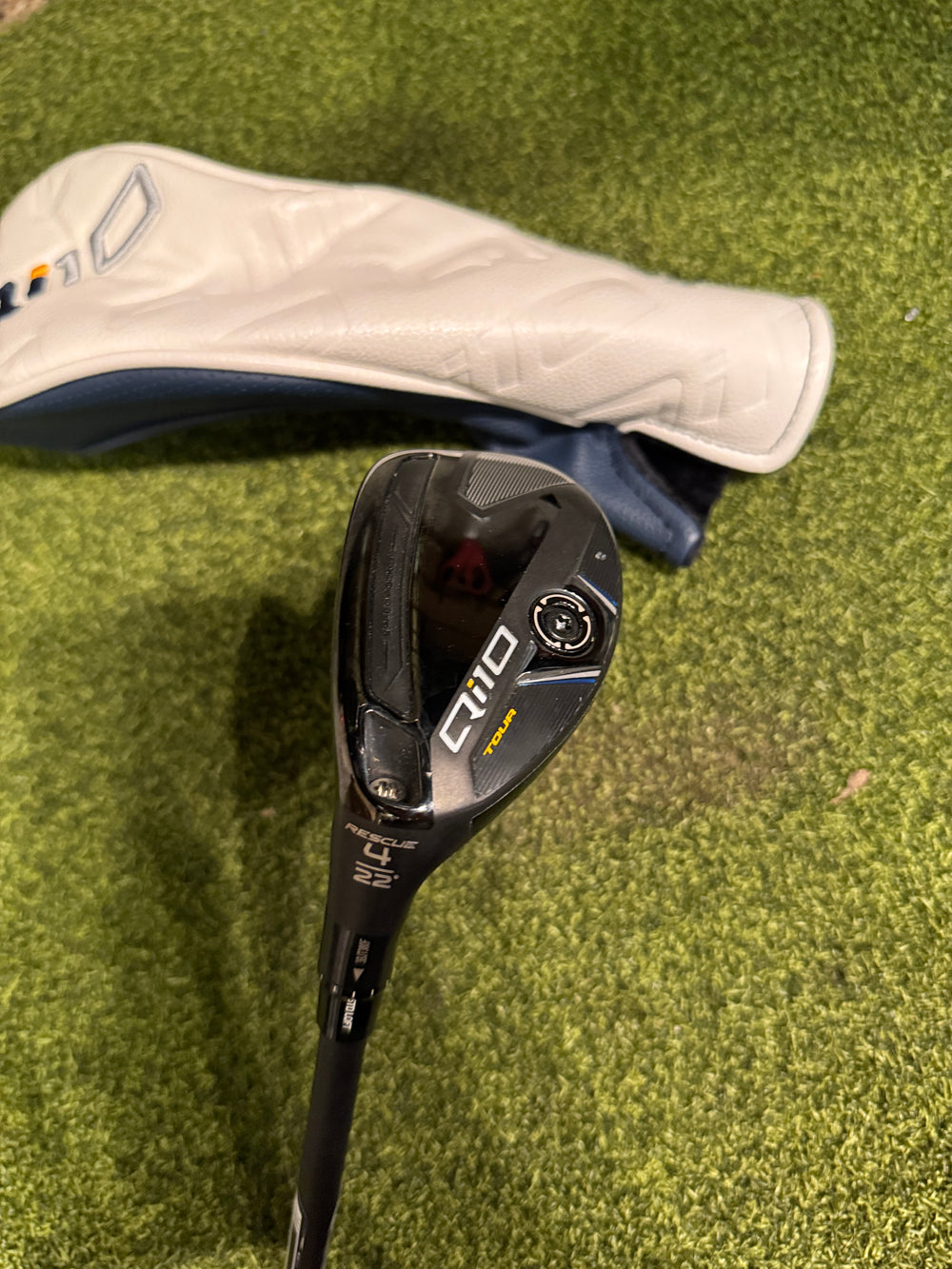 TaylorMade Qi10 Tour 4 22* Hybrid, Tensei Blue Regular Flex, LH