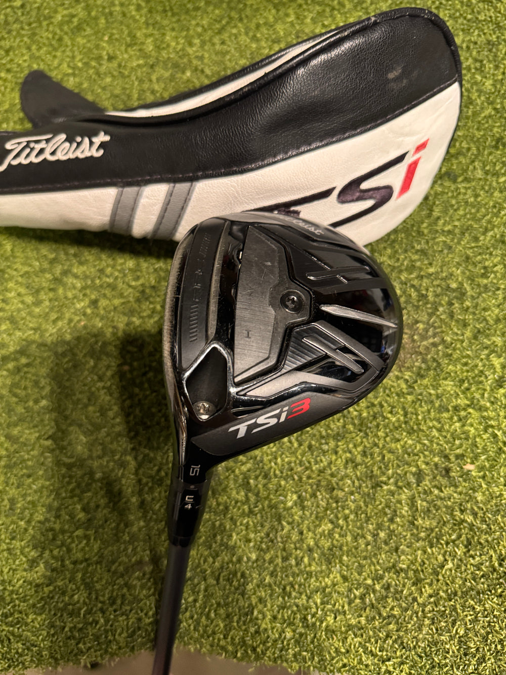 Titlesit TSi3 15* Fairway Wood, Hzrdus Smoke Stiff Flex, LH