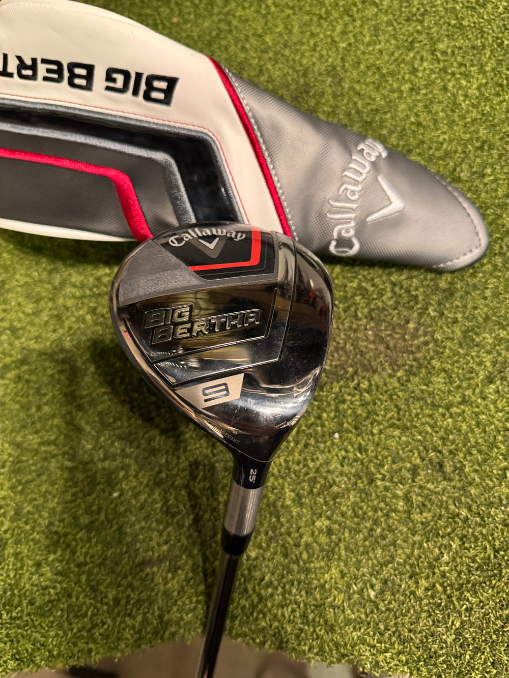 Callaway Big Bertha 23 9 25* Fairway Wood, RCH 45 Senior Flex, RH