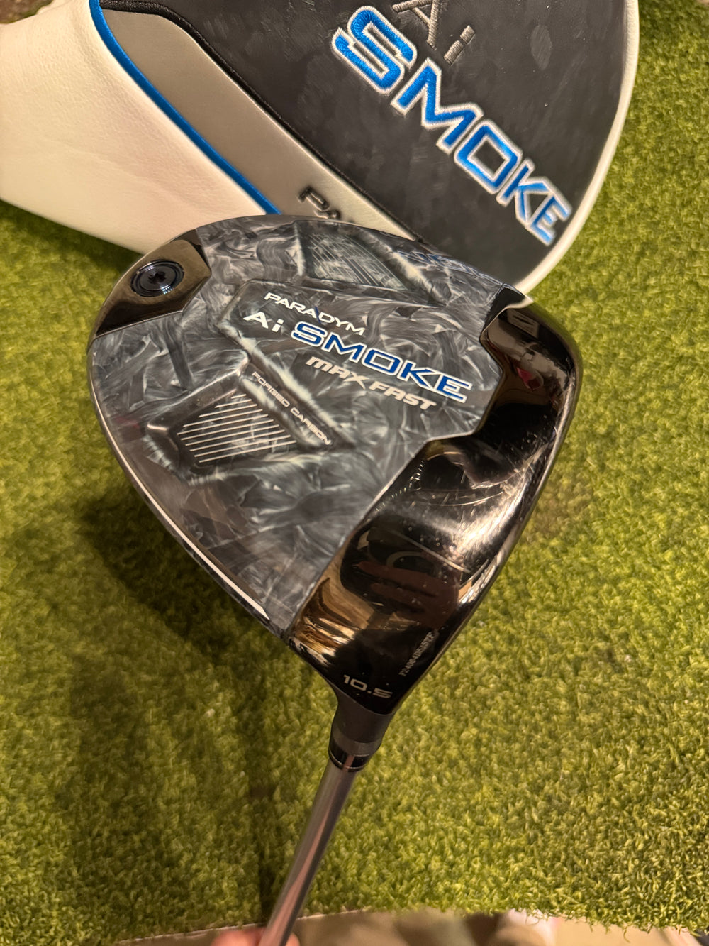 Callaway Paradym AI Smoke Max Fast 10.5* Driver, Ascent Senior Flex, RH