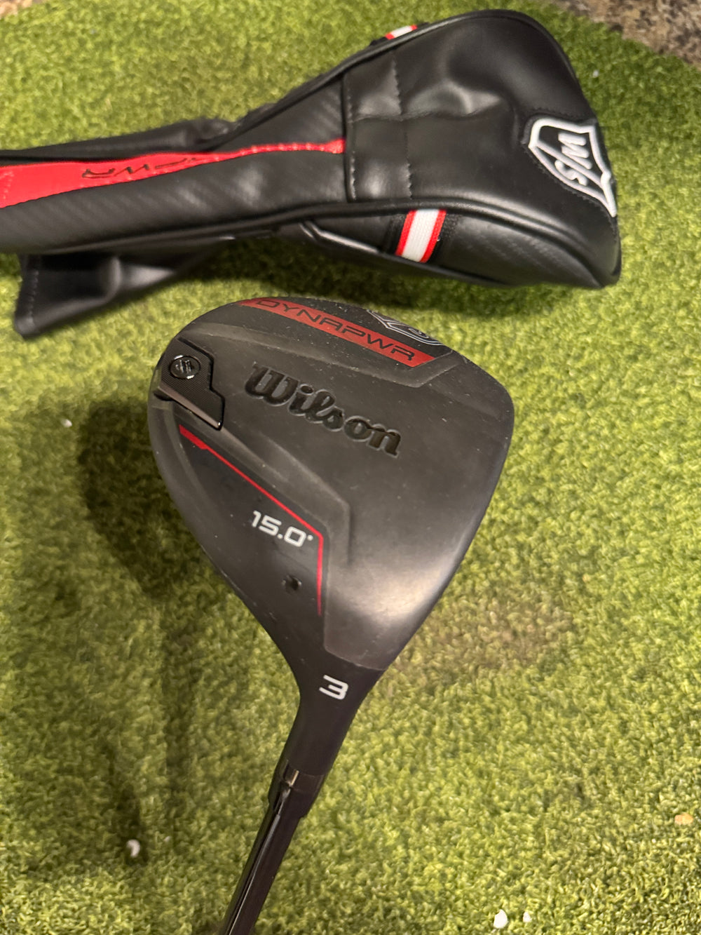 Wilson Dynapwr 3 15* Fairway Wood, Hzruds RDX Smoke Senior Flex, RH