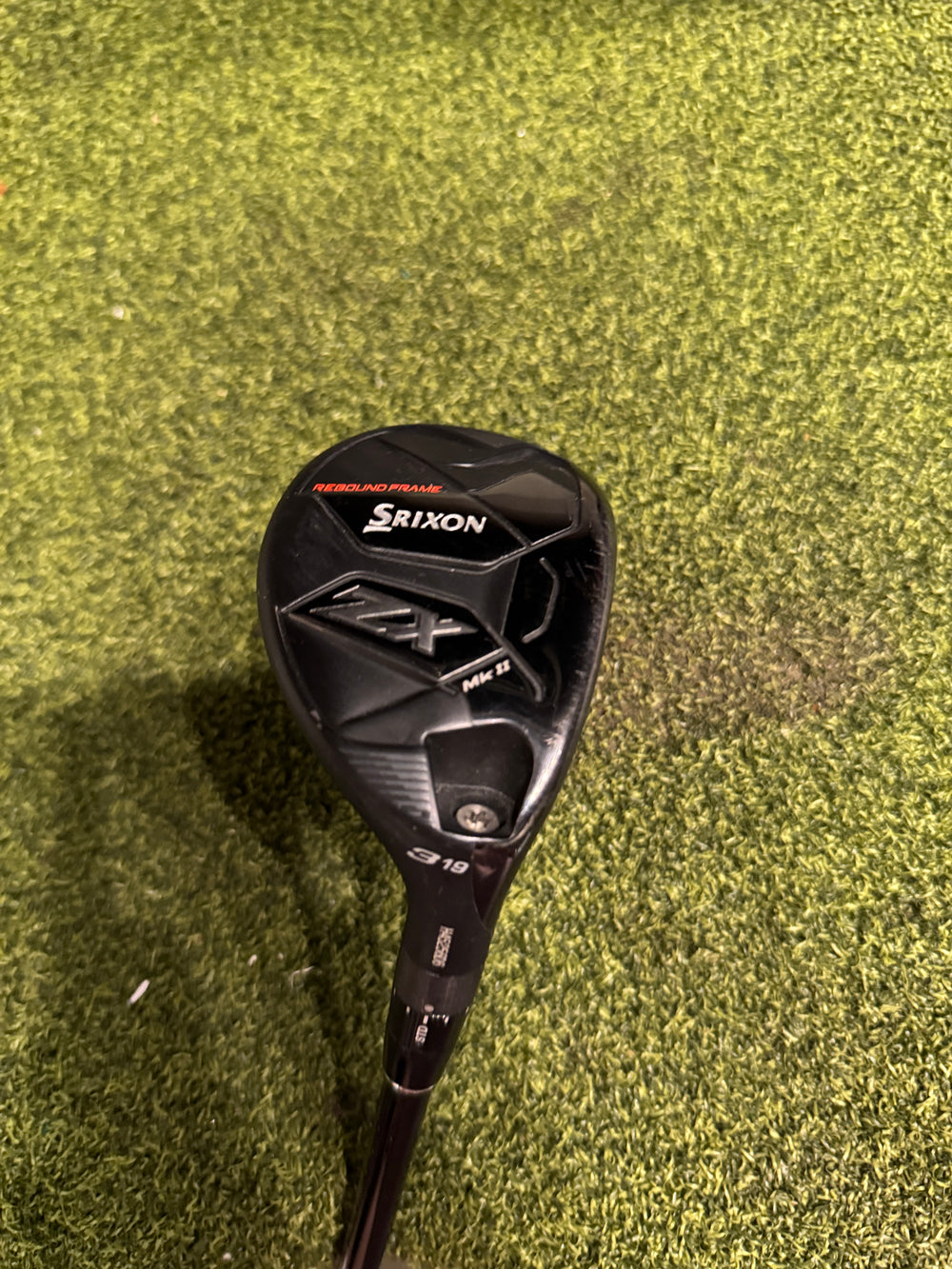 Srixon ZX MKII 3 19* Hybrid, Hzruds RDX Smoke Stiff Flex, RH