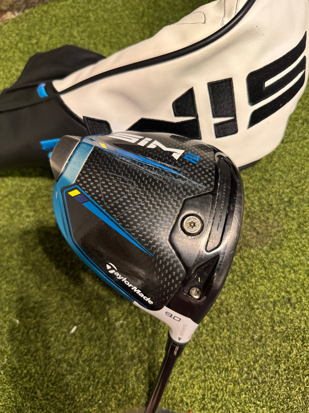 TaylorMade SIM 2 9* Driver, Tensei Blue Stiff Flex, RH