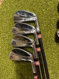 Mizuno MP 69 4-PW Iron Set, AMT White X-Stiff Flex, RH