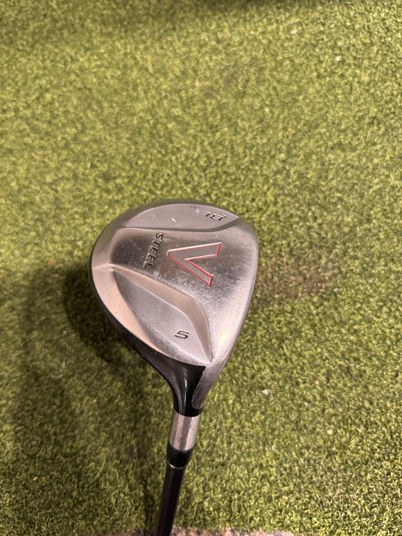 TaylorMade V Steel 5 18* Fairway Wood, Ultralite Regualr Flex, RH