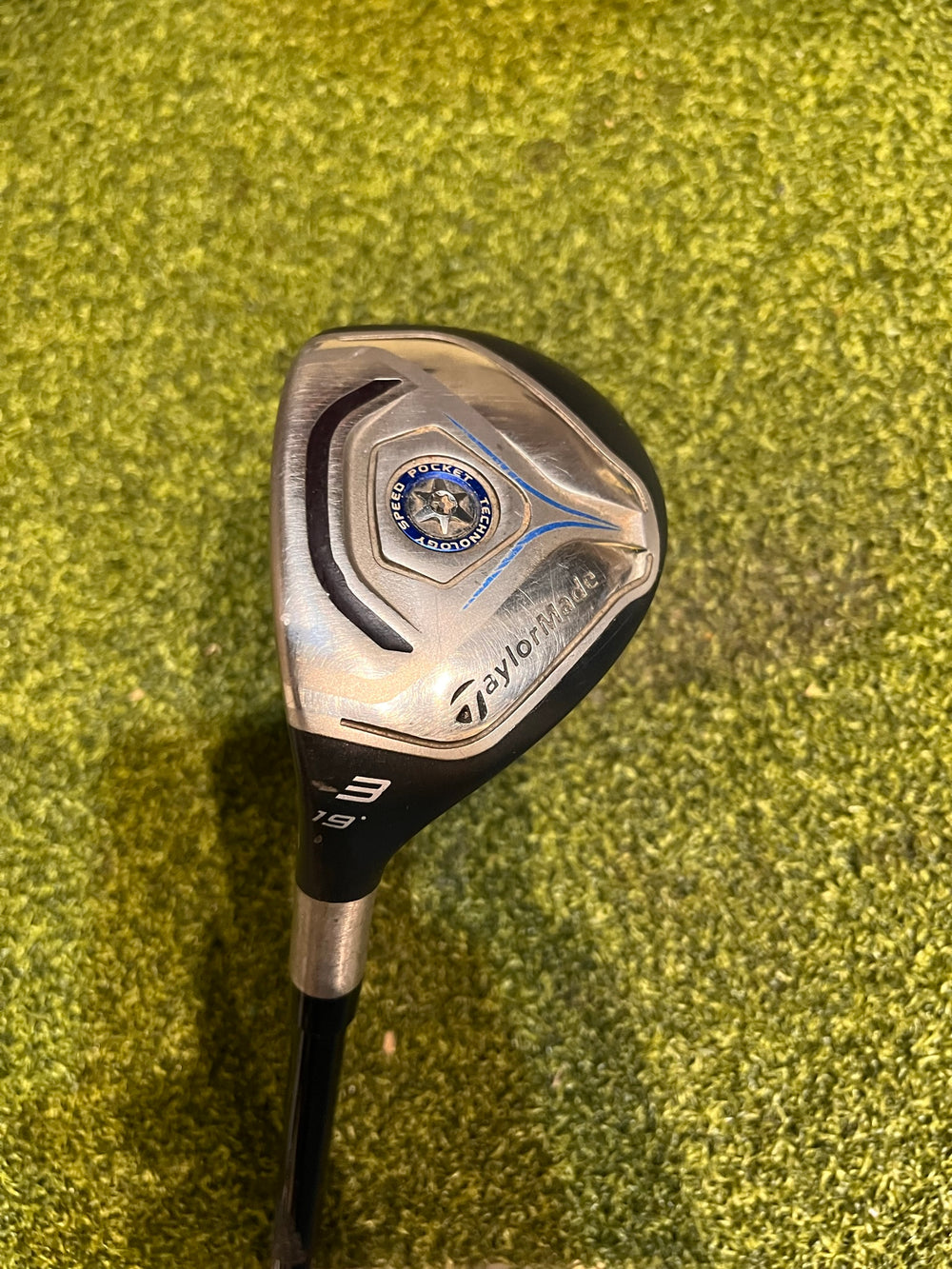TaylorMade Jetspeed 3 19* Hybrid, Velox Stiff Flex, LH
