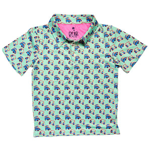 Bear The Palm Junior Polo- Kiawah Cruiser