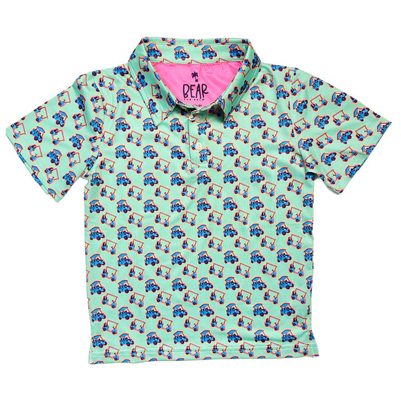 Bear The Palm Junior Polo- Kiawah Cruiser