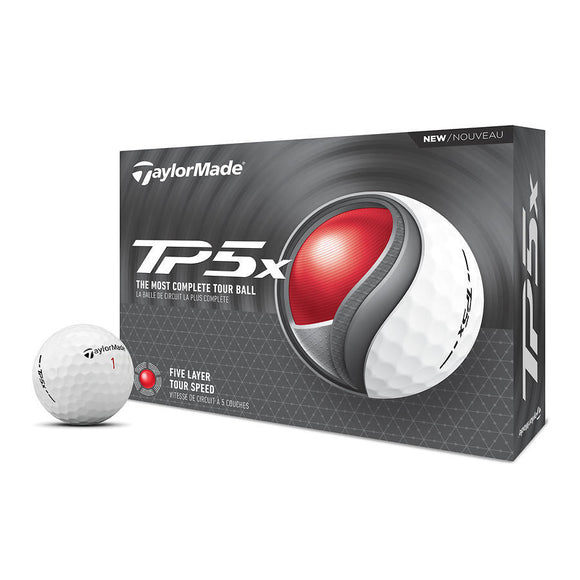 TaylorMade 2024 TP5x Golf Balls- Dozen