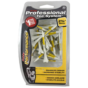 Pride Professional Tee System Performance Tee  2 3/4" Tees 30 Count- Yellow