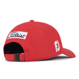 Titleist Tour Performance Adjustable Hat- Red/White