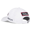 Titleist 2026 Tour Performance Adjustable Hat- White/Navy/Red