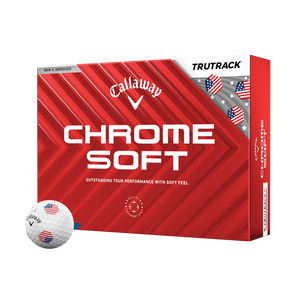 Callaway 2024 Chrome Soft USA TruTrack Golf Ball- Dozen