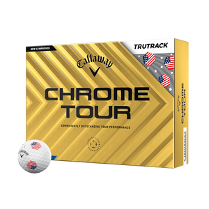 Callaway 2024 Chrome Tour USA TruTrack Golf Ball- Dozen