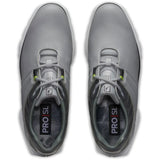 FootJoy Men's Pro SL Golf Shoe-Grey/Lime- 10.5 M- Previous Style