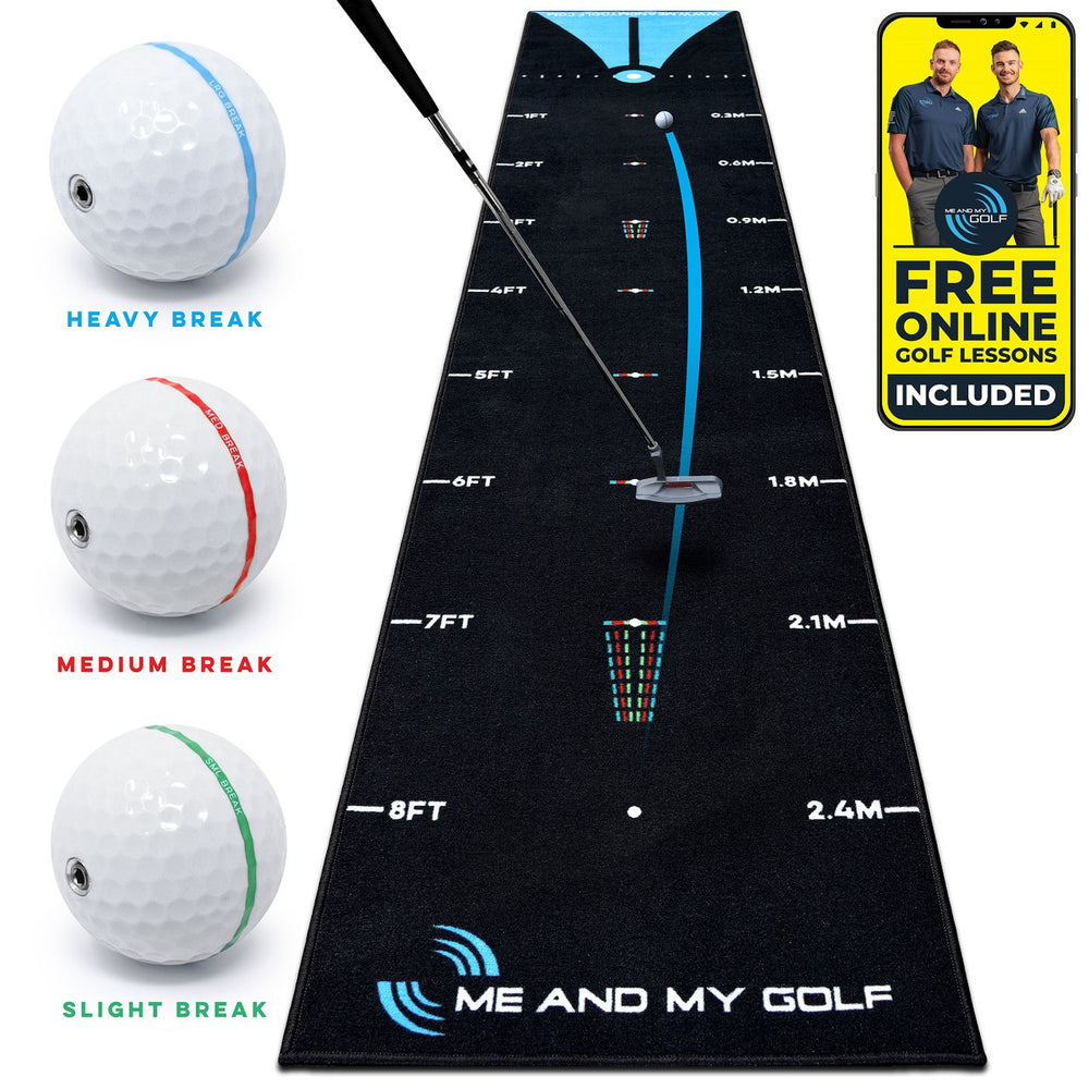 Me And My Golf Breaking Ball Putting Mat