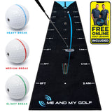 Me And My Golf Breaking Ball Putting Mat