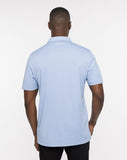 Travis Mathew Men's Carnaval Polo- Heather Bel Air Blue