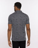 Travis Mathew Men's Ensenada Polo- Heather Dark Grey