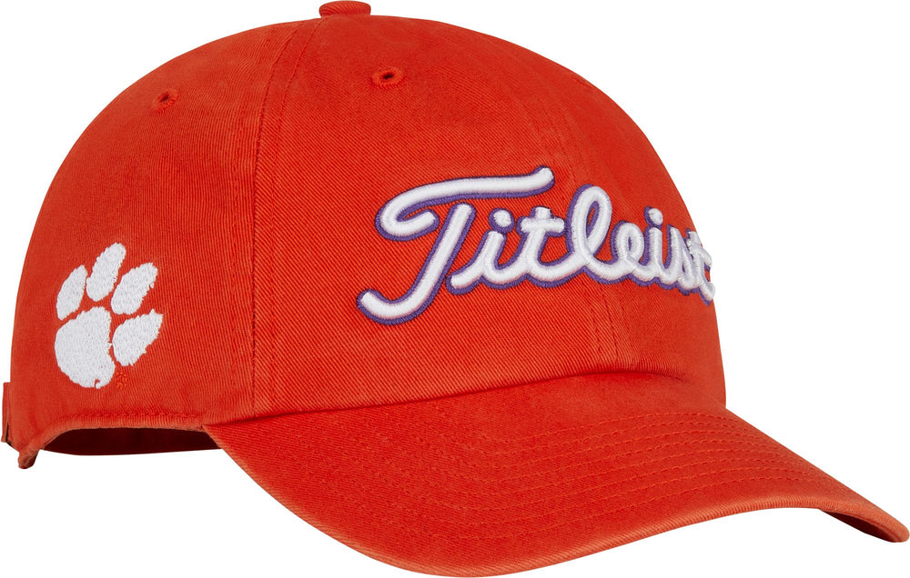 Titleist Men's College Garment Wash Golf Hat- Clemson