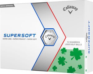 Callaway Supersoft Shamrock Golf Balls- One Dozen