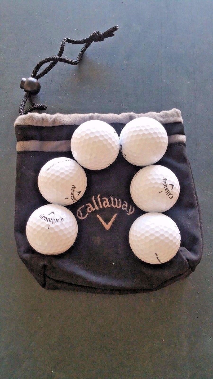 Callaway Valuables Pouch with 6 New Callaway Supersoft Golf Balls