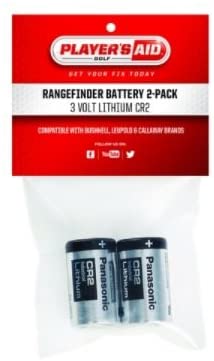 Players Aid Rangefiner Battery 2 Pack-3 Volt CR2