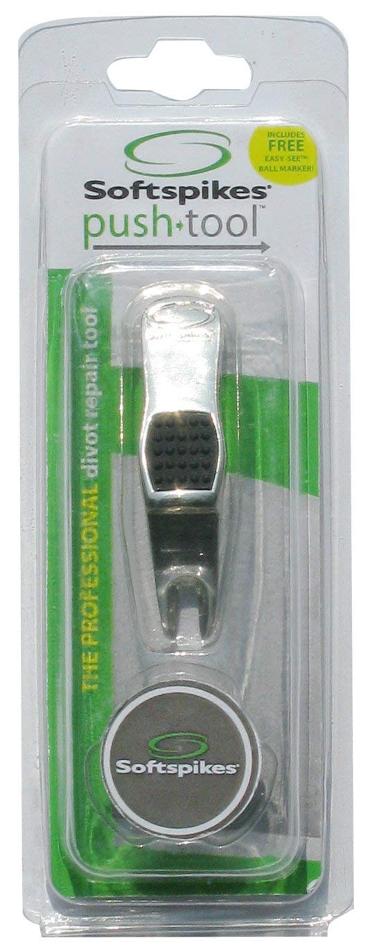 Softspikes Push Divot Repair Tool- with Ball Marker - Bogies R Us Golf Shop LowCountry Custom Golf